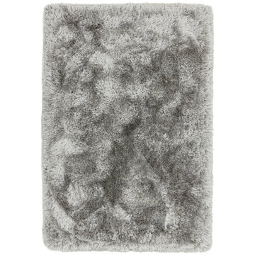 Plush Luxury Super Thick Heavyweight High-Density Hand-Woven Soft High-Pile Plain Polyester Tonal Textured Metallic Shimmer Shaggy Silver Rug-Asiatic Carpets-Rug Love - The Most Loved Rug Store